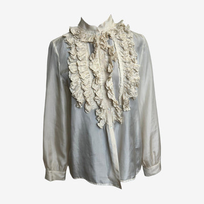 Chloé S/S 2005 Ruffled Silk Blouse