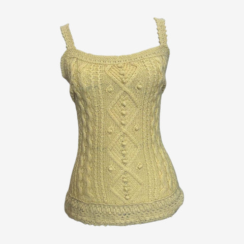 Louis Vuitton 2010s Cable Knit Tank Top
