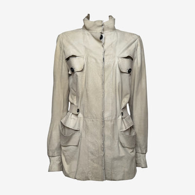 Yves Saint Laurent by Tom Ford S/S 2003 Cream Suede Safari Jacket