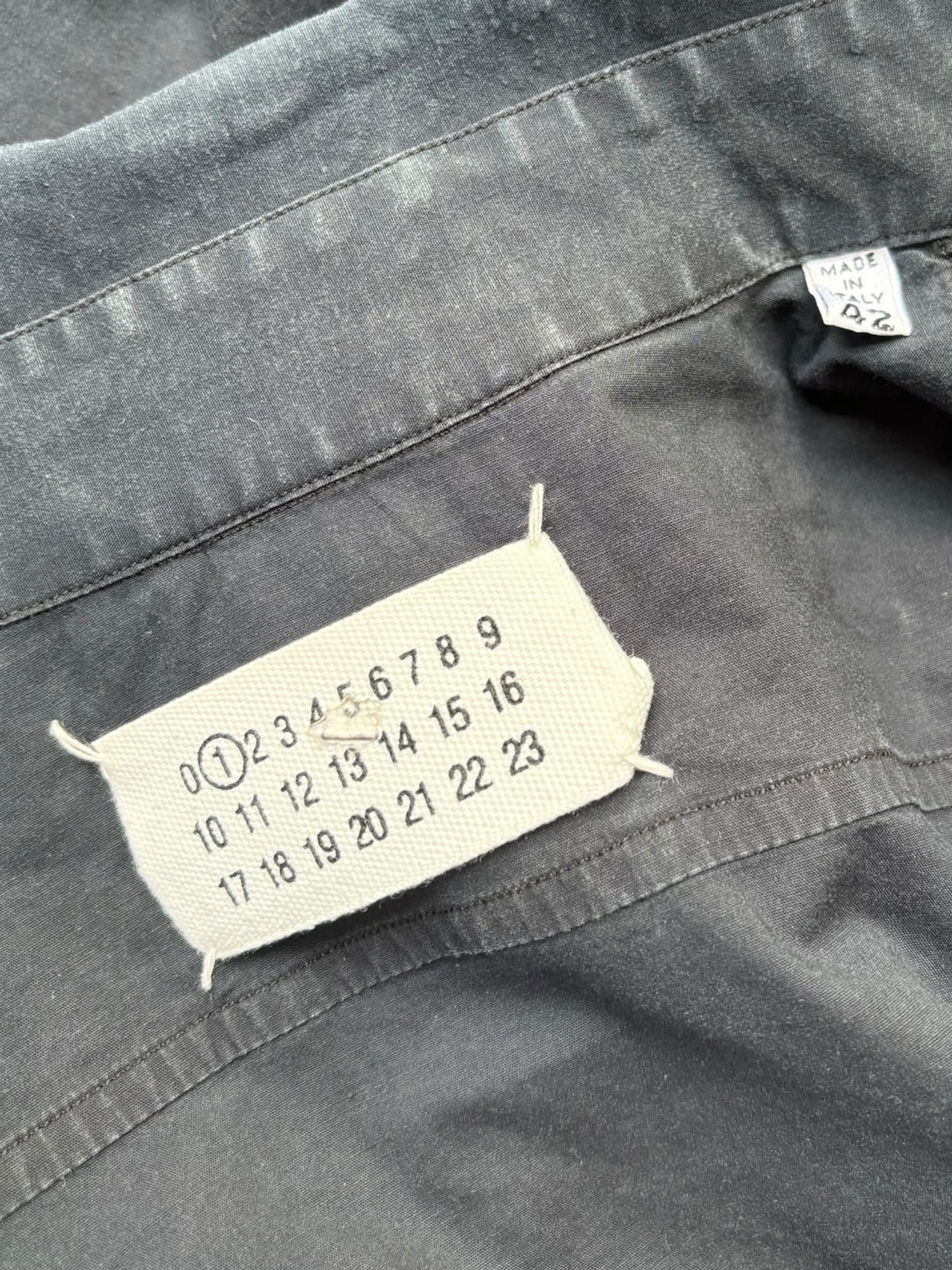 Martin Margiela SS11 Tie Navy Shirt