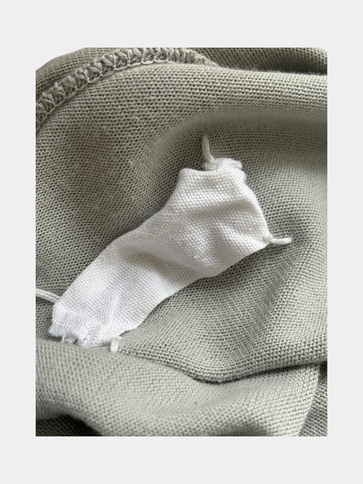 Martin Margiela SS98 Flat Grey Cardigan