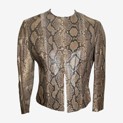 Plein Sud S/S 2000 Python Leather Jacket