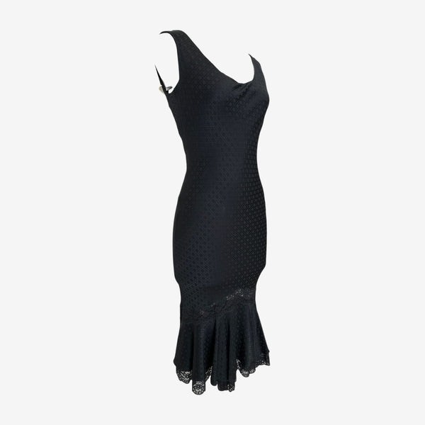 Christian Dior by John Galliano S/S 1999 Black Silk Mermaid Dress