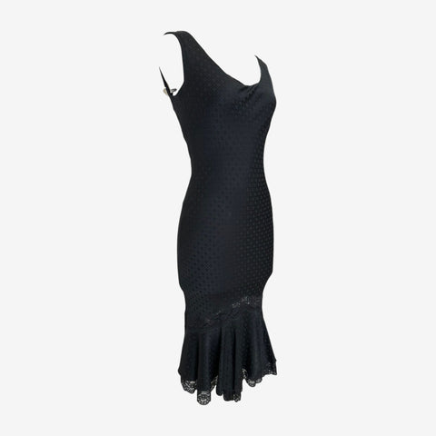 Christian Dior by John Galliano S/S 1999 Black Silk Mermaid Dress