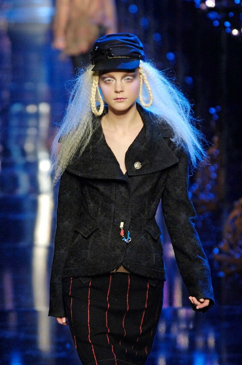 John Galliano F/W 2006 Jacquard Fitted Blazer
