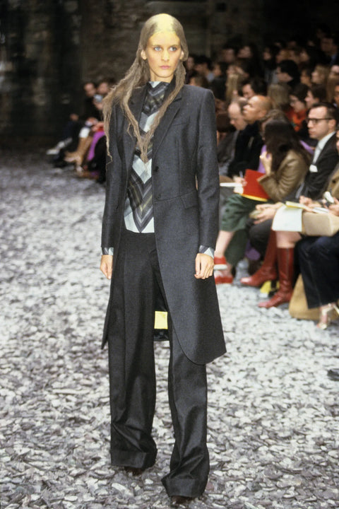 Alexander McQueen F/W 2000 Grey Cashmere Tailcoat Suit Ensemble