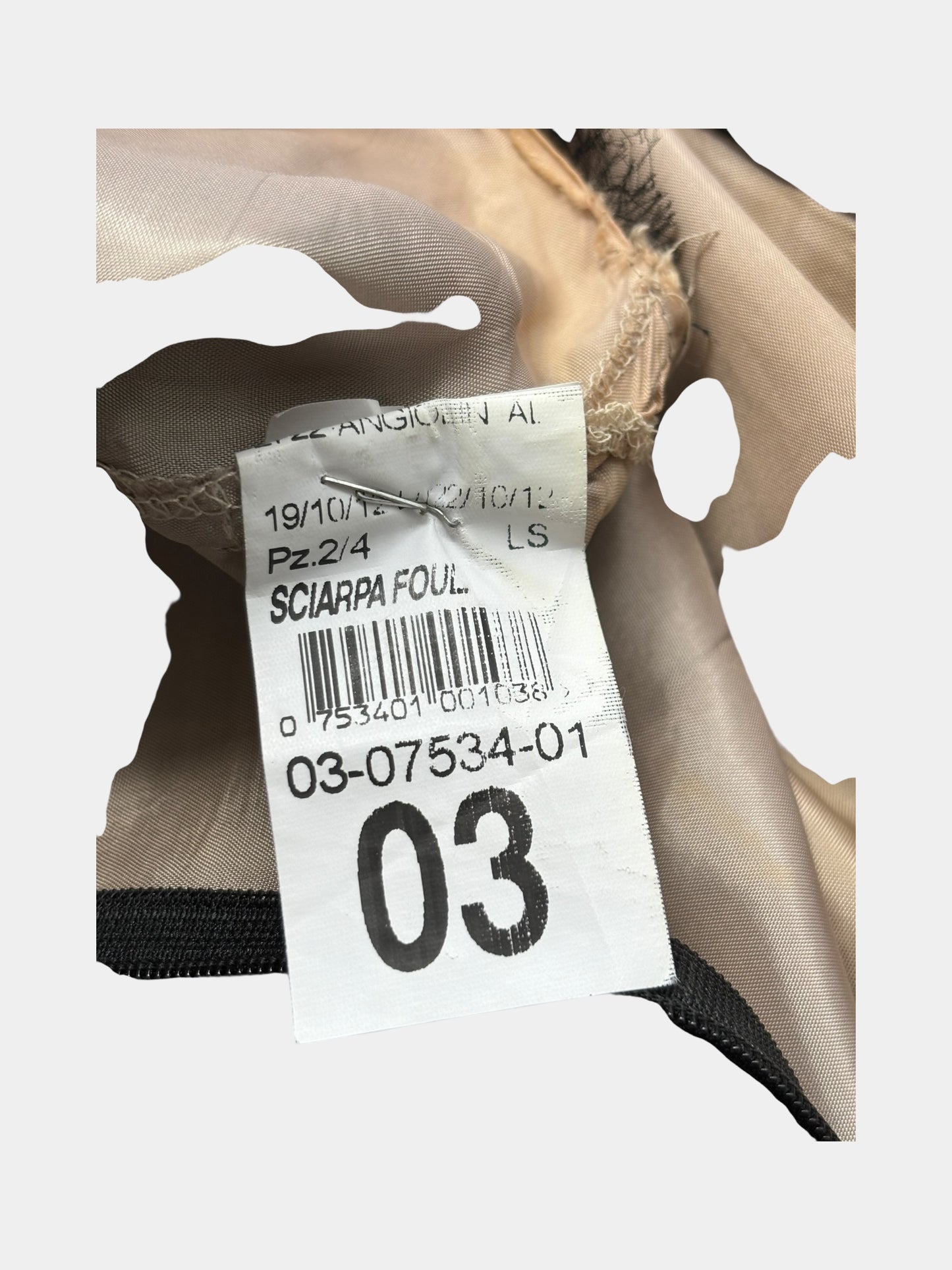 Martin Margiela SS03 Sample Artisanal Drape Dress