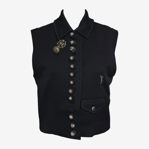Helmut Lang F/W 1989 Wool Military Inspired Vest