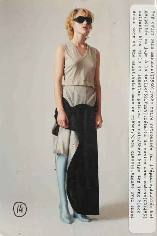 Martin Margiela Spring 2003 Sample Muslin Dress