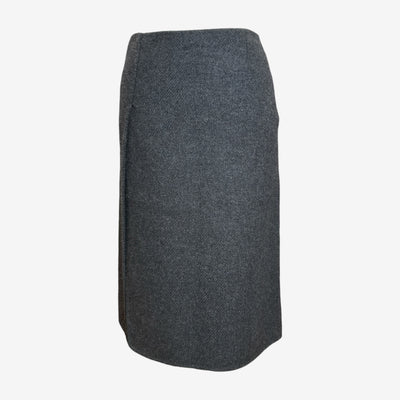 Prada F/W 1998 Grey Wool Pencil Skirt