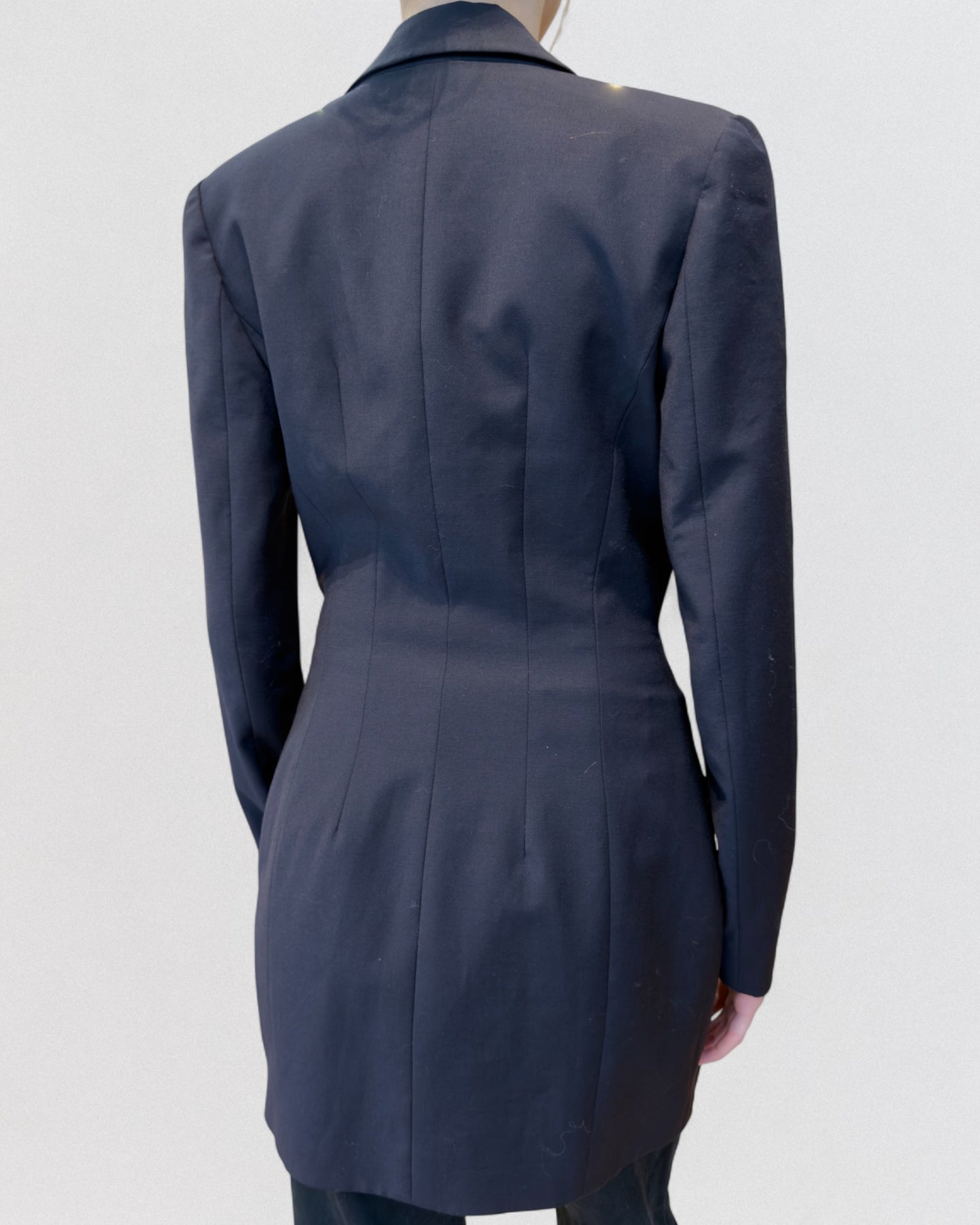 John Galliano Spring 1999 Navy Blazer Jacket