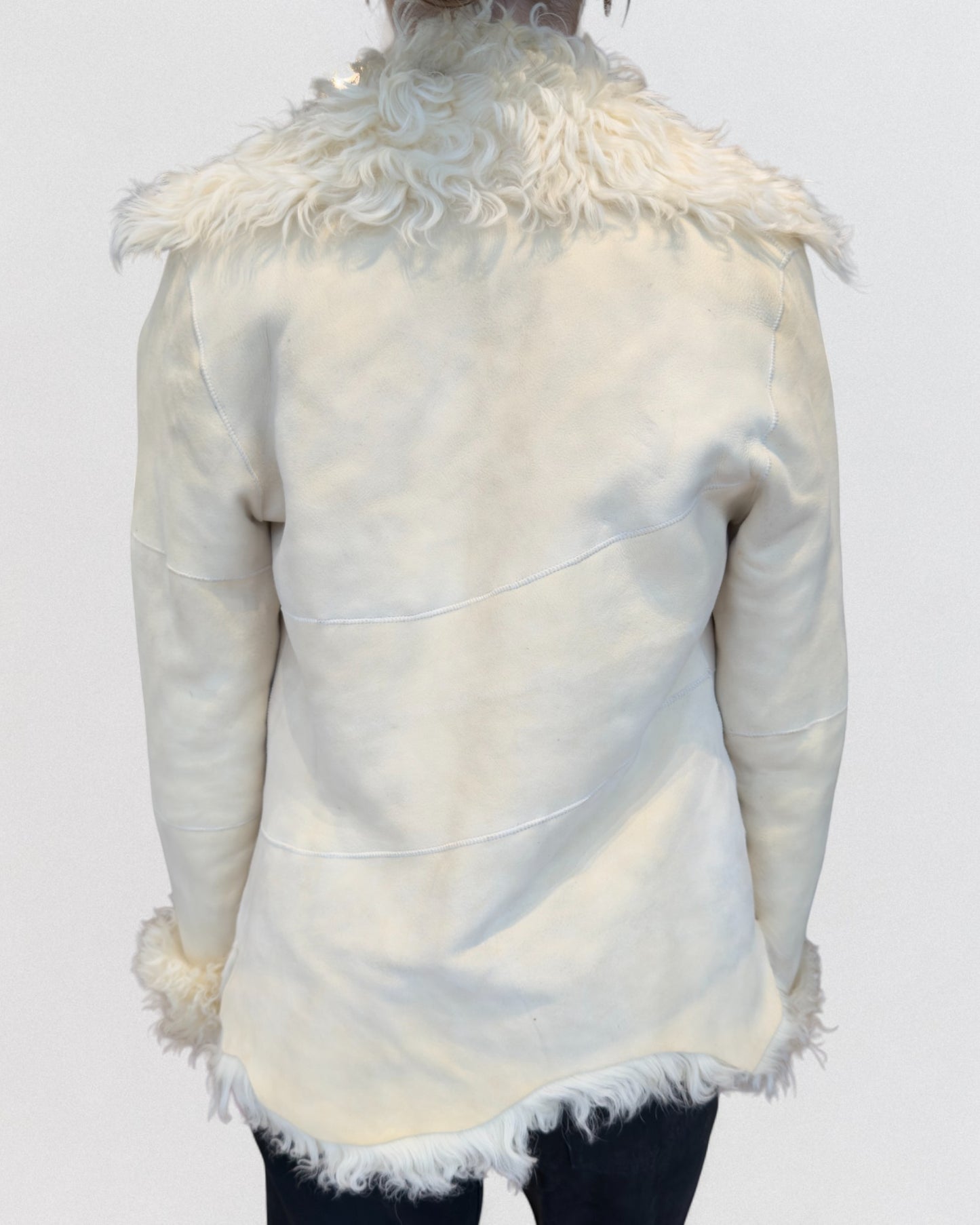 Plein Sud Fall 2002 Mongolian Fur Shearling Jacket