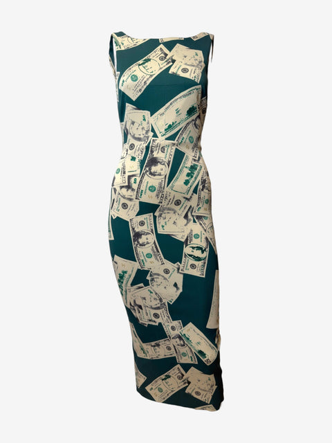 D&G S/S 2001 Dollar Print Jersey Dress