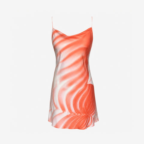 Roberto Cavalli S/S 2001 Psychedelic Print Silk Slip Dress