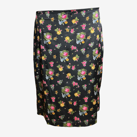 Dolce & Gabbana F/W 1999 Floral Silk Pencil Skirt