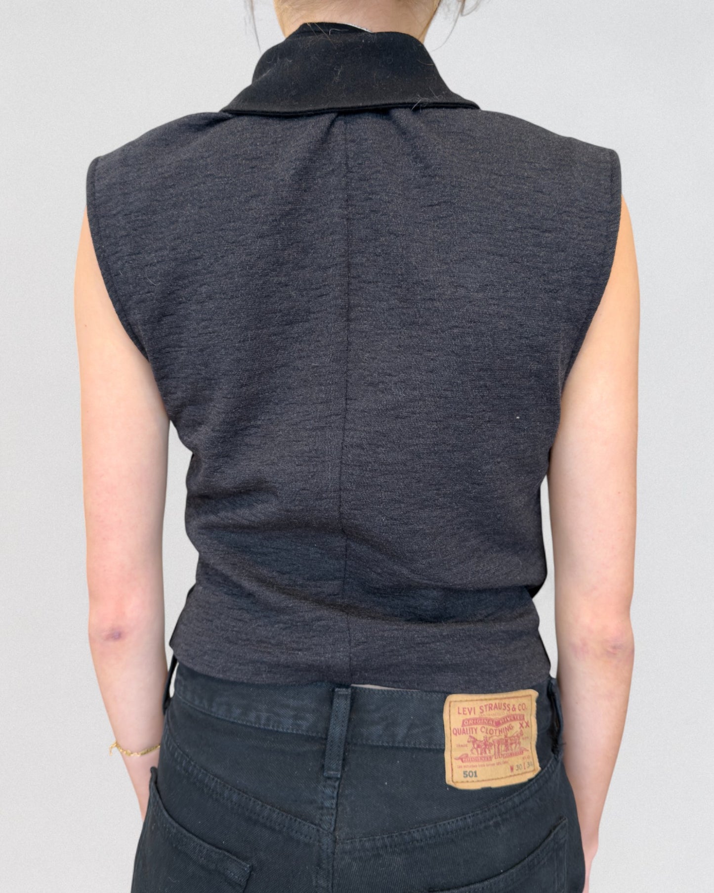 Helmut Lang Fall 1989 Metal Dome Vest
