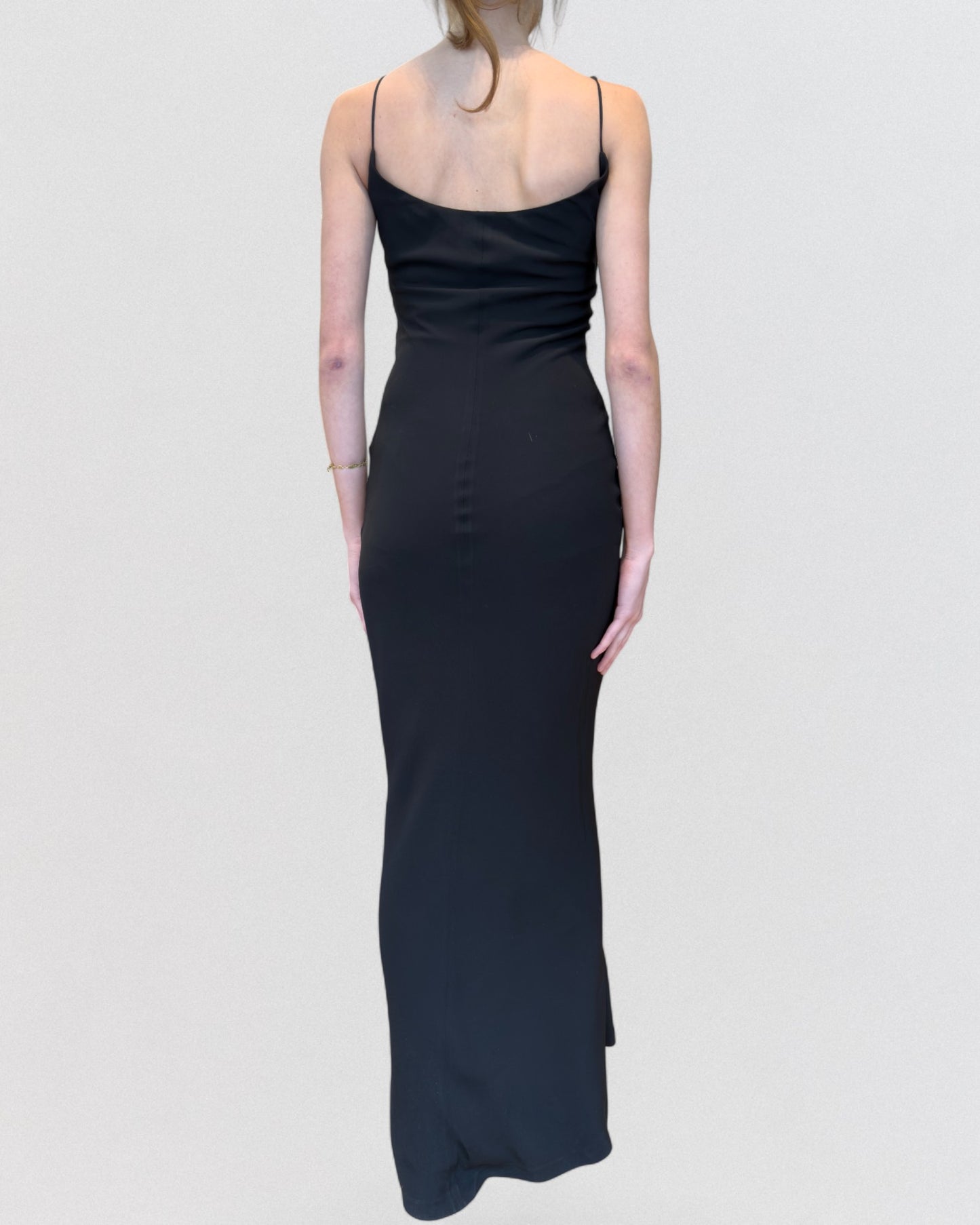 Miu Miu Fall 1999 Black Slip Gown