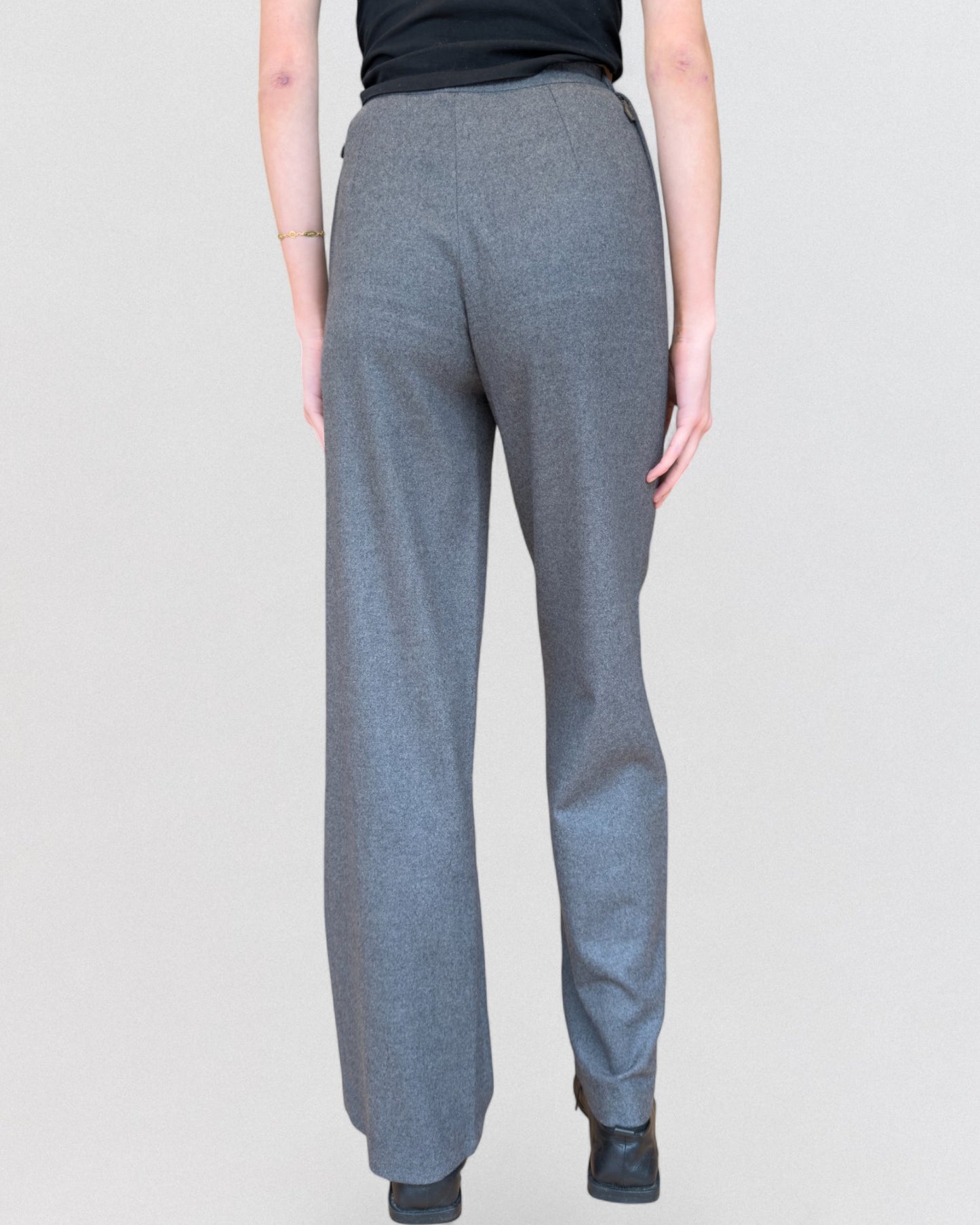 Hermès by Martin Margiela Fall 1999 Cashmere Wide Leg Pants