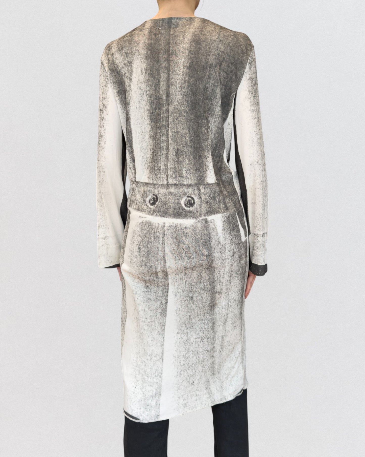 Martin Margiela Spring 1996 Trompe L'oeil Jersey Coat