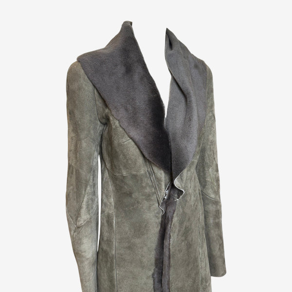 Roberto Cavalli F/W 2003 Fur and Leather Long Coat