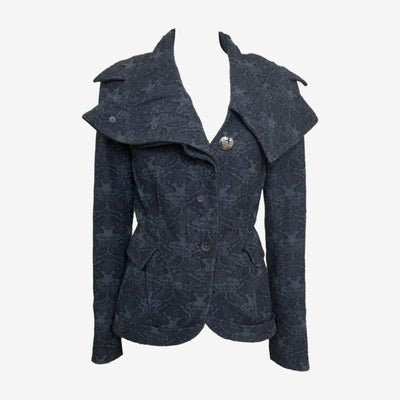 John Galliano F/W 2006 Jacquard Fitted Blazer