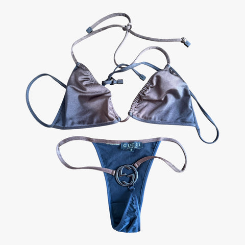 Gucci by Tom Ford S/S 1997 G String Ombre Bikini