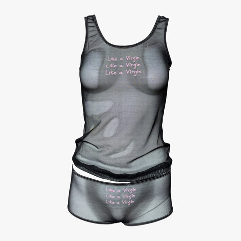 Dolce & Gabbana 2000s Like A Virgin Mesh Underwear Set