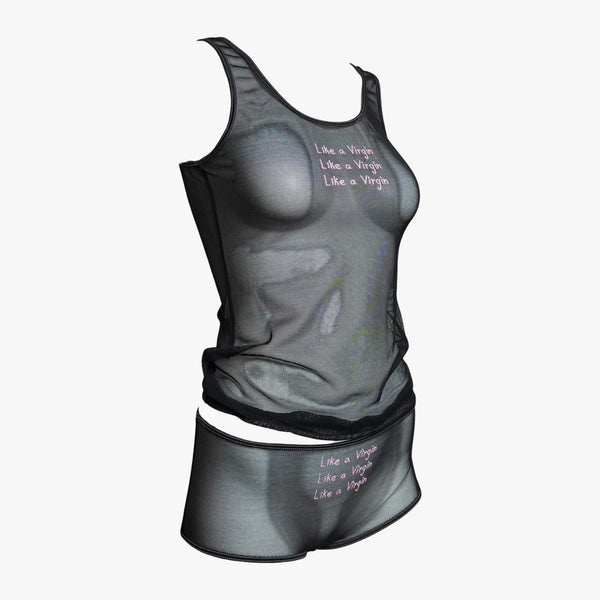 Dolce & Gabbana 2000s Like A Virgin Mesh Underwear Set