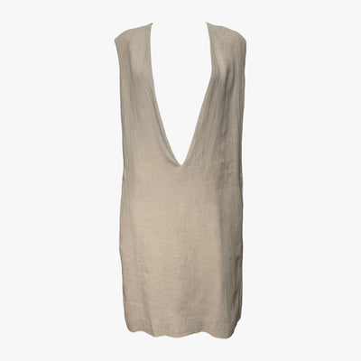 Hermès by Martin Margiela S/S 2000 Linen V-Neck Dress