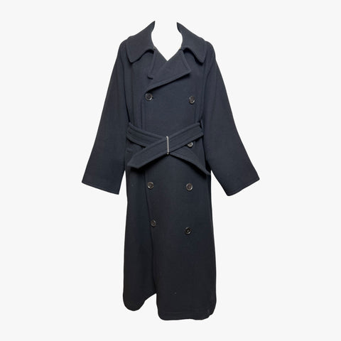 Yohji Yamamoto F/W 2002 Wool Double-Breasted Trench Coat
