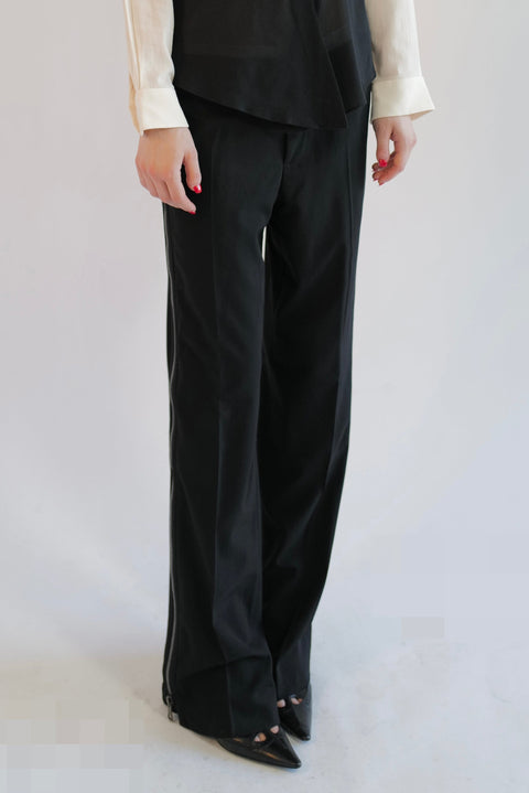 Gucci by Tom Ford F/W 2001 Side-Zip Straight-Leg Trousers