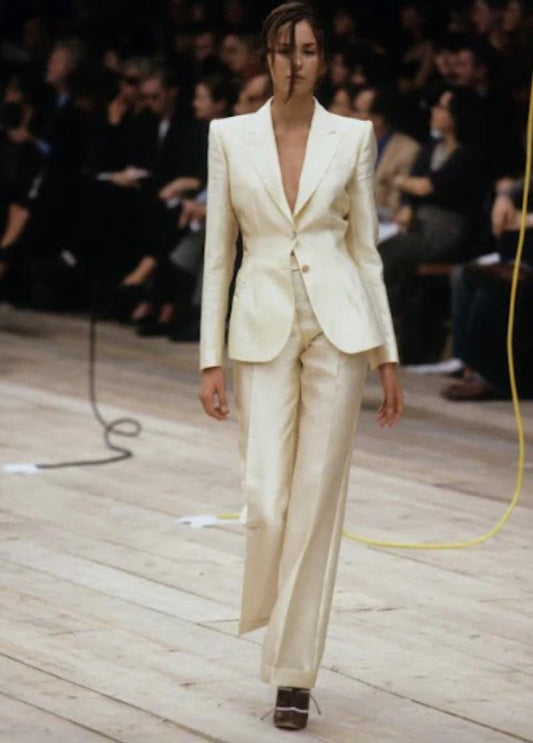 Alexander McQueen Spring 1999 'No. 13' Tailored Gray Suit