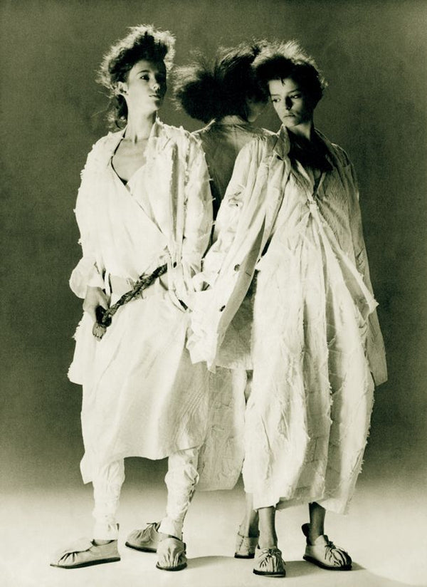Yohji Yamamoto S/S 1983 Ivory Draped Oversized Overall Dress