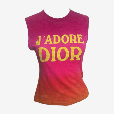 Christian Dior by John Galliano F/W 2002 J'adore Dior Tank Top