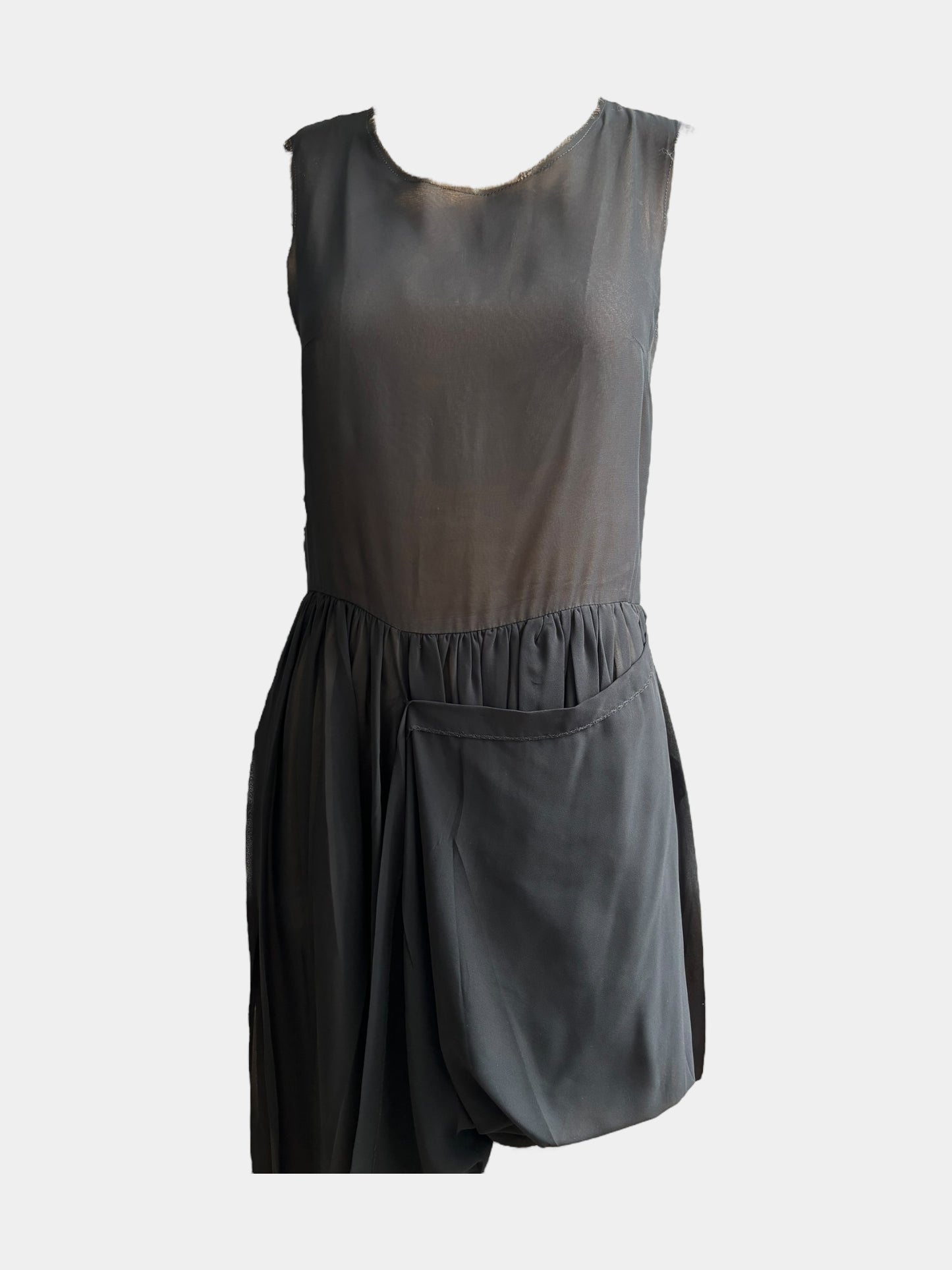 Martin Margiela SS03 Sample Artisanal Drape Dress
