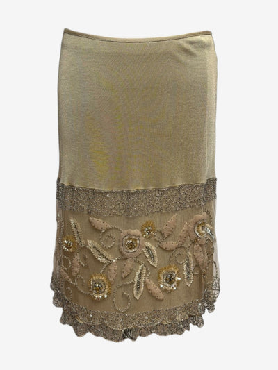 Valentino S/S 2006 Beaded Embellished Silk Skirt