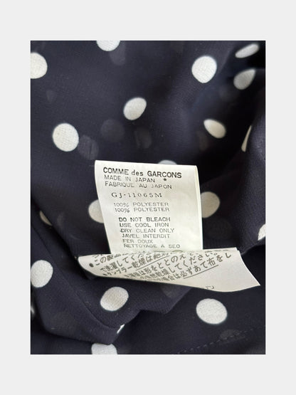Comme Des Garcons SS89 Polka Dot Sheer Blazer Jacket