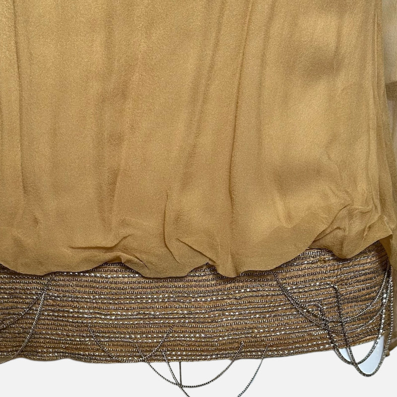 Gucci F/W 2006 Sheer Silk-Panelled Chain-Embellished Mini Dress