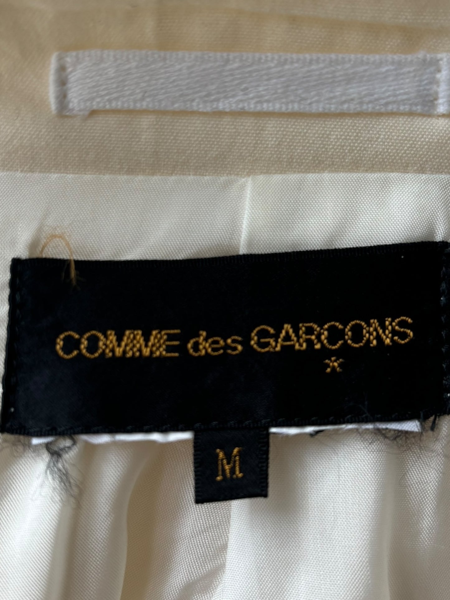 Comme Des Garcons SS91 Sequins White Vest