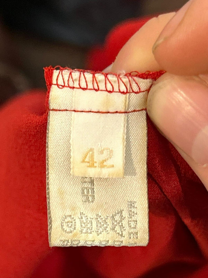 Miu Miu silk slip dress interior label detail from F/W 1997 collection