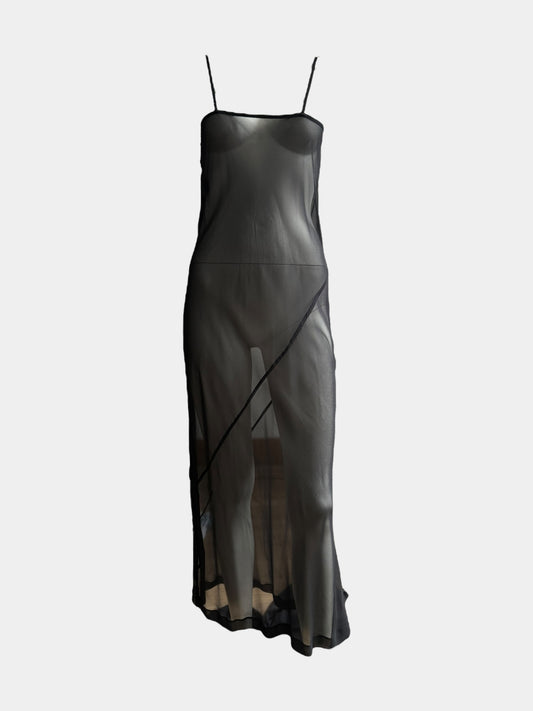 Comme Des Garcons FW95 Transparent Bias Cut Dress