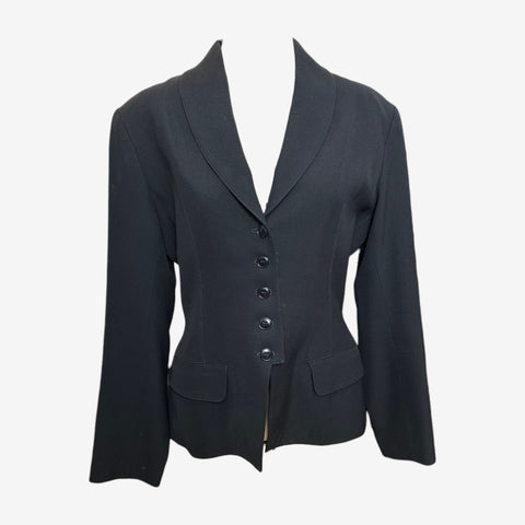 Alaïa F/W 1992 Shawl Collar Wool Blazer