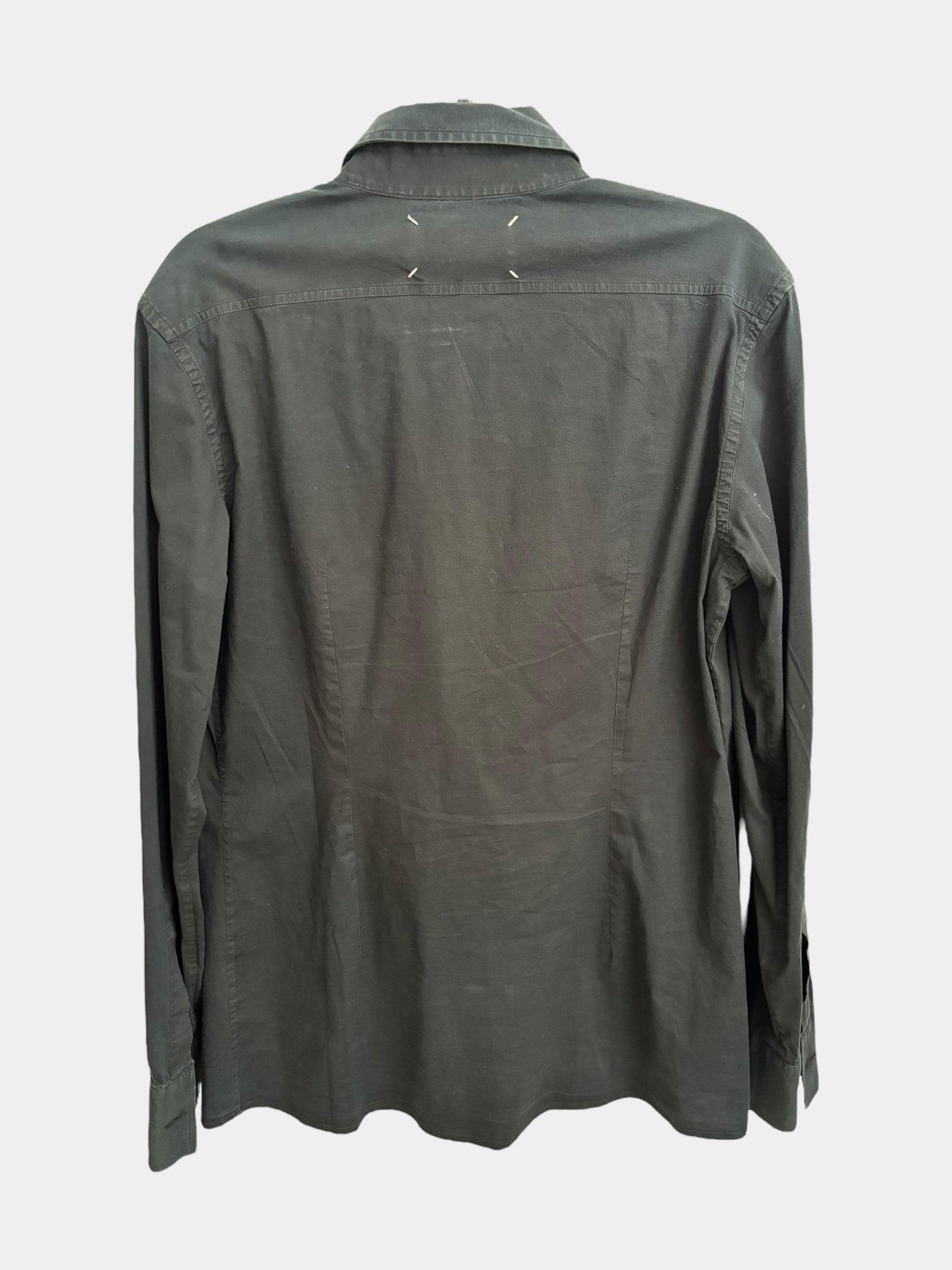 Martin Margiela SS11 Tie Navy Shirt
