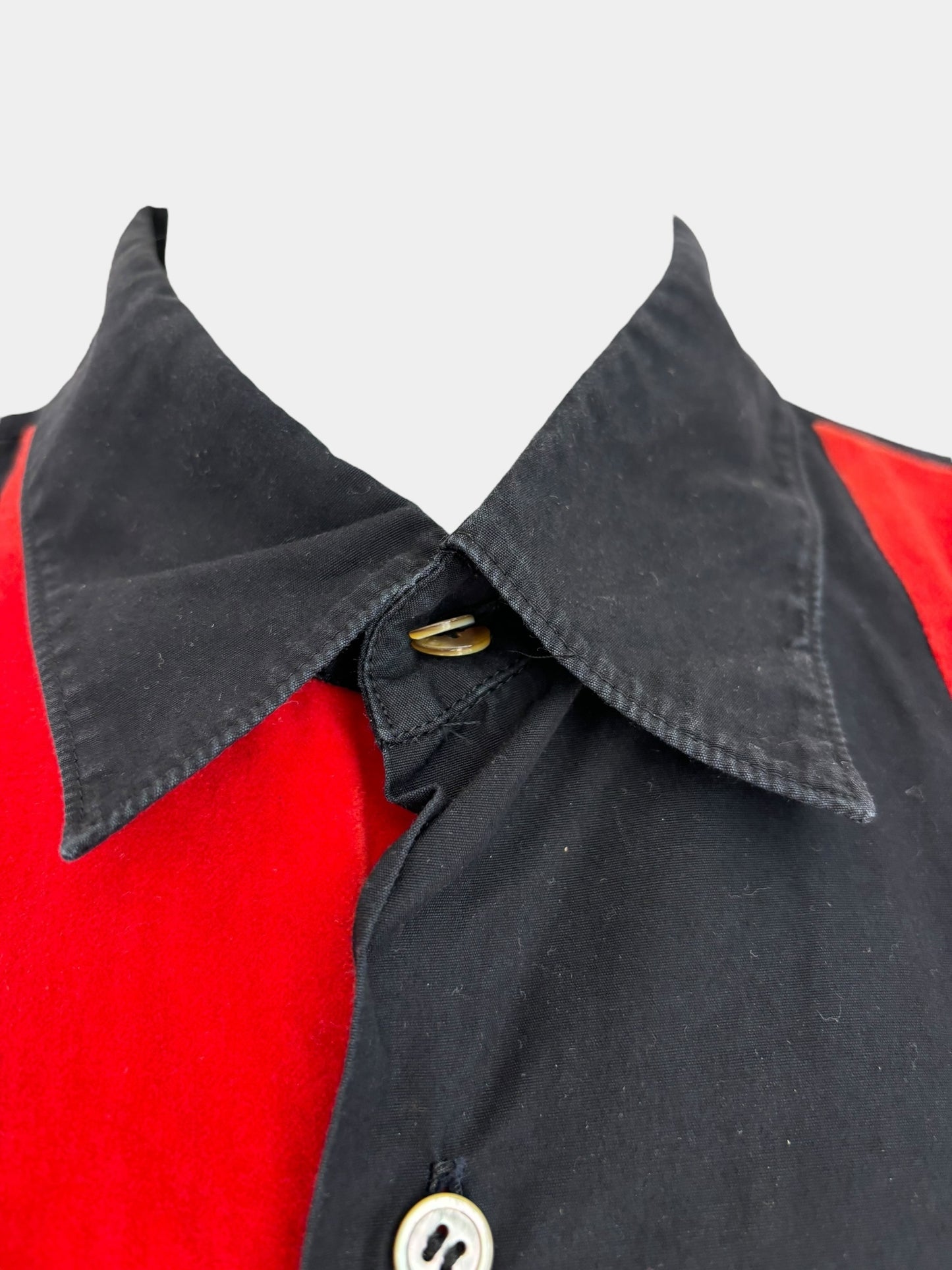 Comme Des Garcons FW88 Velvet Striped Shirt