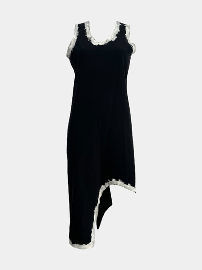 Comme Des Garcons SS92 Hand Painted Asymetrical Dress