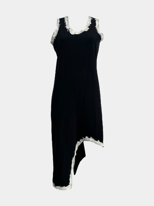 Comme Des Garcons SS92 Hand Painted Asymetrical Dress