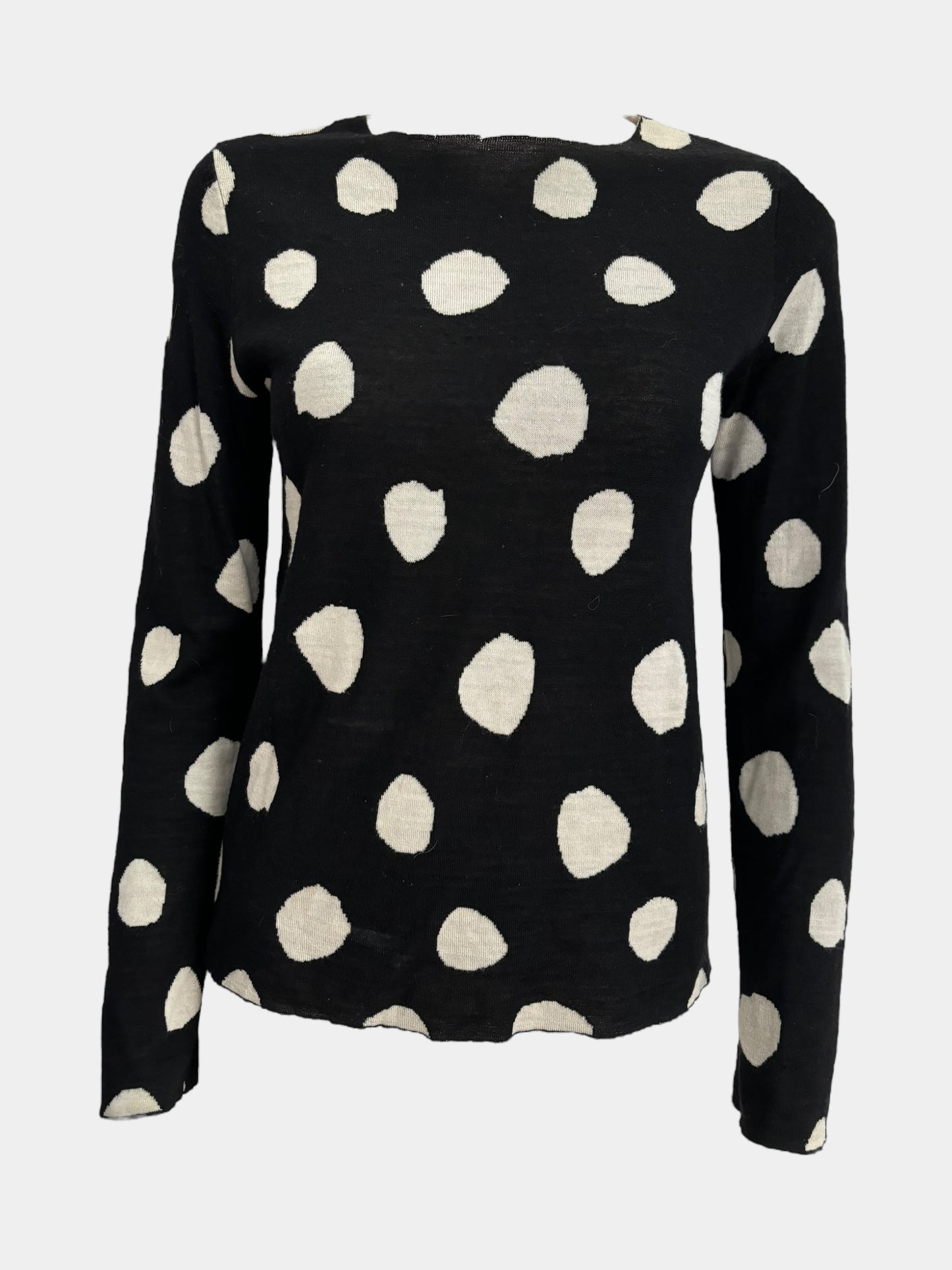 Comme Des Garcons Polka Dot Knit Sweater
