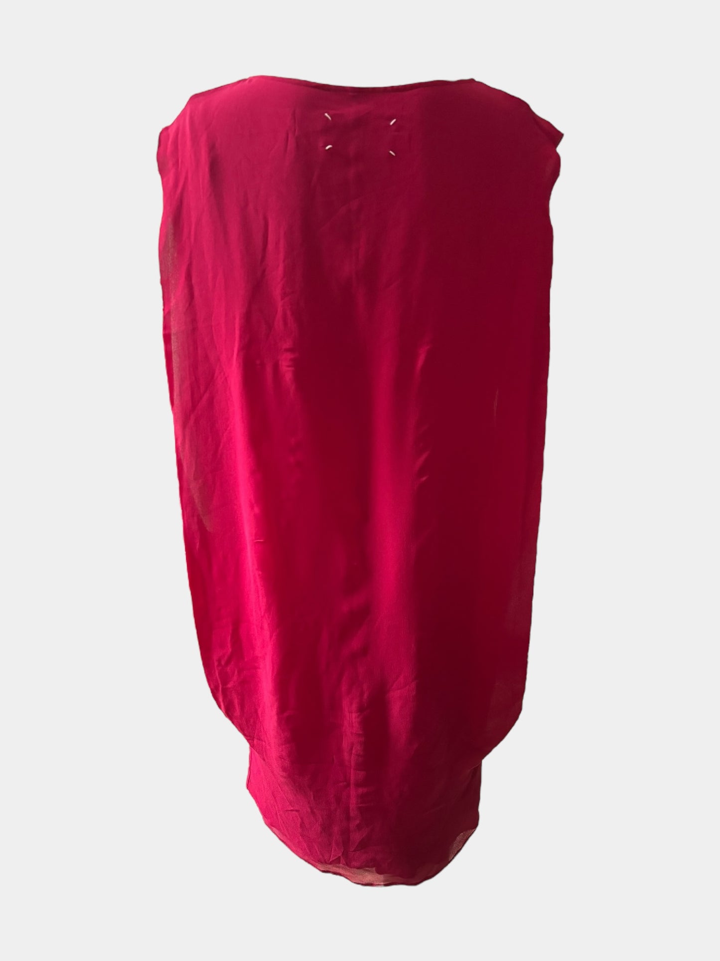 Martin Margiela SS09 Red Silk Sheath Dress