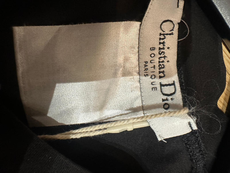Christian Dior by John Galliano S/S 2003 Black J'Adore Dior Sleeveless Tank Top