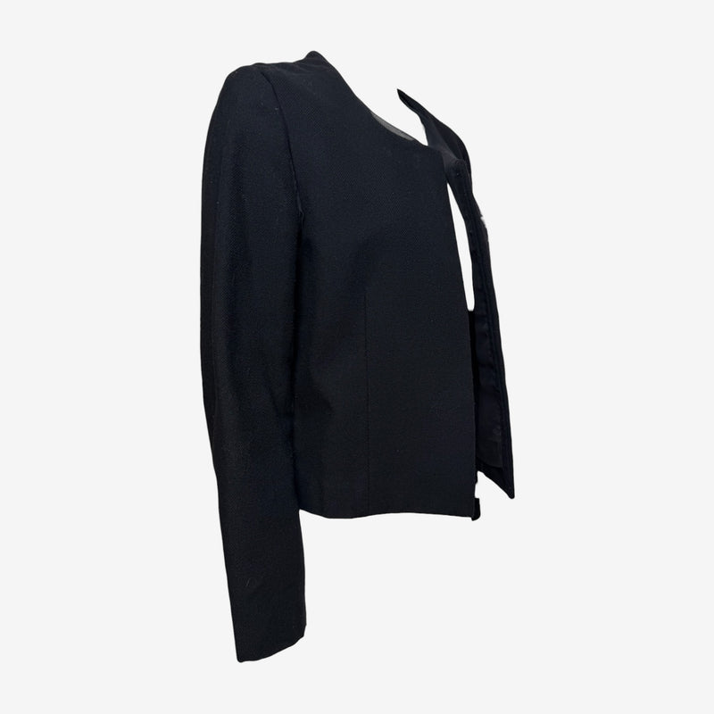 Comme Des Garçons F/W 1997 Black Deconstructed Open-Front Jacket